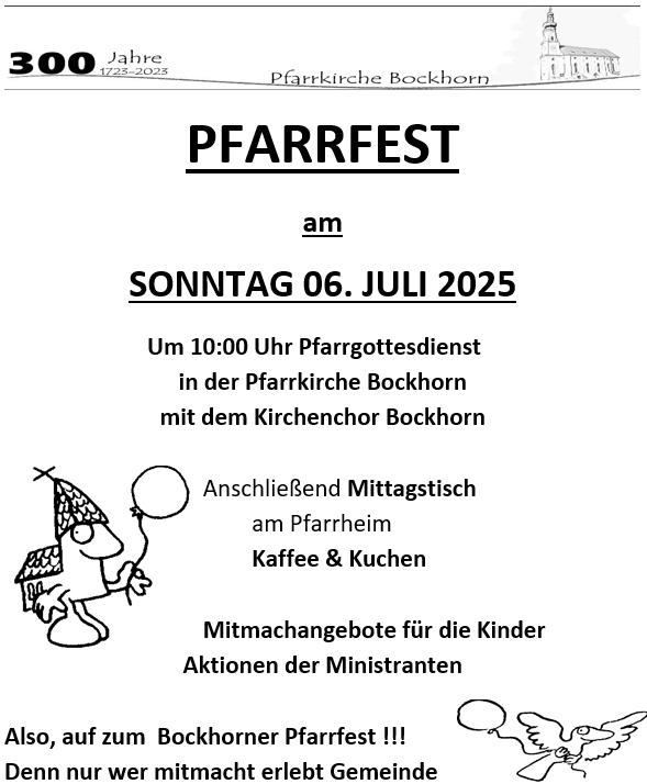 Pfarrfest Bockhorn